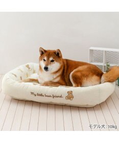 PET PARADISE ペットパラダイス くまちゃん クールカドラー 《mix柄》角型 L