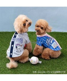 PET PARADISE スヌーピー ベースボール Tシャツ 《グレー》 小型犬