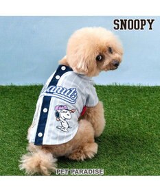 PET PARADISE スヌーピー ベースボール Tシャツ 《グレー》 小型犬