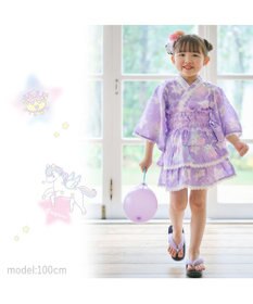 Mother garden マザーガーデン キッズ ドレス セパレート 浴衣 《ユニコーン ミルキーウェイ柄》 95~100cm