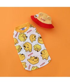 PET PARADISE ディズニー くまのプーさん バケットハット付き Tシャツ 小型犬