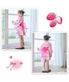 Mother garden マザーガーデン キッズ ドレス セパレート 浴衣 《ユニコーン ミルキーウェイ柄》 95~100cm