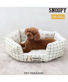 PET PARADISE スヌーピー カドラー 《クッキー柄》 64×48cm