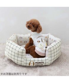 PET PARADISE スヌーピー カドラー 《クッキー柄》 64×48cm