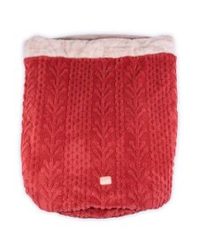 PET PARADISE ペットパラダイス 遠赤外線 筒型 寝袋 《アランボア柄》 Ｌ