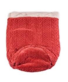 PET PARADISE ペットパラダイス 遠赤外線 筒型 寝袋 《アランボア柄》 Ｌ