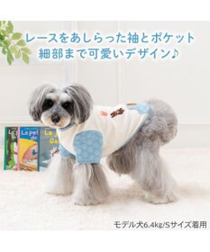 PET PARADISE リサとガスパール 刺繍 レース Ｔシャツ 小型犬