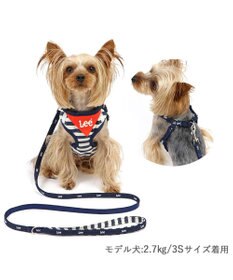 Lee ハーネス＆リード 《ボーダー》 SS 小型犬 / PET PARADISE