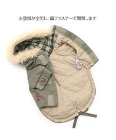 PET PARADISE スヌーピー 遠赤外線 暖ダン モッズコート 中型犬 大型犬