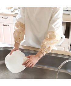 Mother garden しろたん キッチン用アームカバー 《食いしん坊柄》 レディース フリーサイズ