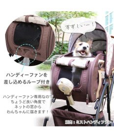 PET PARADISE スヌーピー ３ＷＡＹ ハンドフル ペットカート 《ブラウン》 10kgまで対応