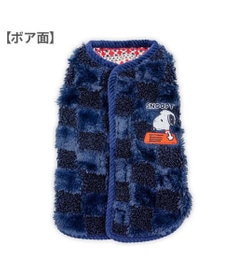 PET PARADISE スヌーピー 背中開きリバーシブル ベスト 《編み柄》 小型犬