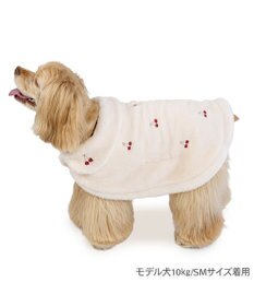 PET PARADISE ペットパラダイス チェリー ポンチョ 《ホワイト 》 中型犬 大型犬