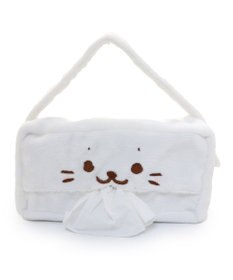 Mother garden しろたん 顔ぼん ティッシュカバー 置き型/吊り下げ 【単品】