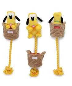 PET PARADISE ディズニー飛び出すロープトイ 《ミッキー/ミニー/プルート》
