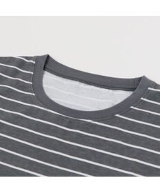 Mother garden しろたん ポケット付き Ｔシャツ 半袖 《ボーダー柄/黒色》 レディース メンズ ユニセックス