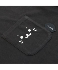 Mother garden しろたん ポケット付き Ｔシャツ 半袖 《ボーダー柄/黒色》 レディース メンズ ユニセックス