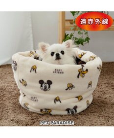 PET PARADISE ディズニー プルート 遠赤外線 寝袋 筒型 S