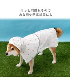 PET PARADISE ペットパラダイス ケープ付き レインコート 《チェリー》 中型犬 大型犬