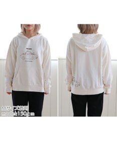 Mother garden マザーガーデン MOLANG モラン ドライブ柄パーカー S/M/L ユニセックス サイズ ホワイト