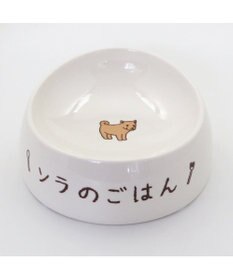 PET PARADISE 【受注生産】ペットパラダイス えさ皿 食器  名前と誕生日が入ります！ オーダーメイドフードボウル【大】