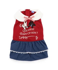 PET PARADISE リサとガスパール トレーナー ワンピース 《レッド》 小型犬