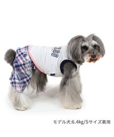 PET PARADISE J.PRESS クール 接触冷感 パンツつなぎ マドラスパンツ 小型犬