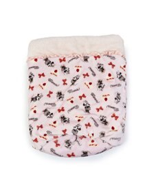 PET PARADISE ディズニー ミニーマウス 筒形寝袋 遠赤外線 《ケーキ柄》 42×70cm