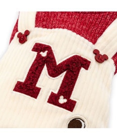 PET PARADISE ディズニー ミッキーマウス チェック オーバーオール  小型犬