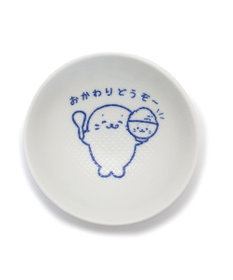 Mother garden しろたん ごはん粒がくっつきにくい ご飯茶碗  【小】 《顔ぼん柄/しろたん&らっこいぬ柄》 単品