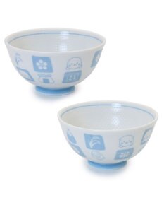 Mother garden しろたん ごはん粒がくっつきにくい ご飯茶碗  【小】 《顔ぼん柄/しろたん&らっこいぬ柄》 単品