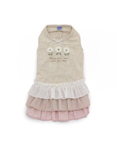 PET PARADISE 花柄 フリル ワンピース 【小型犬】