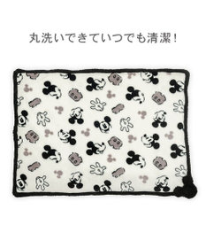 PET PARADISE ディズニー ミッキーマウス 白黒 遠赤外線 ボアマット