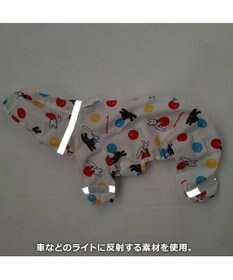 PET PARADISE リサとガスパール フルカバー レインコート 《風船柄》  小型犬