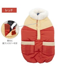 PET PARADISE ペットパラダイス 保温 エアベスト レッド 中型犬 大型犬