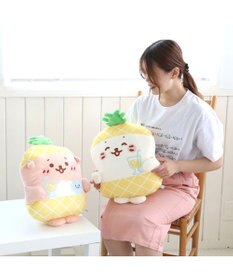Mother garden しろたん パイナップルパーティー クッション 38cm 《単品》
