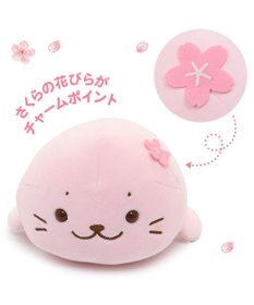 Mother garden しろたん 桜色 ふわもち マスコット 22cm