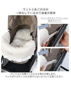 PET PARADISE ペットカート クールクッション  《水玉ベージュ /ネイビー 》