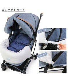 PET PARADISE ペットカート クールクッション  《水玉ベージュ /ネイビー 》