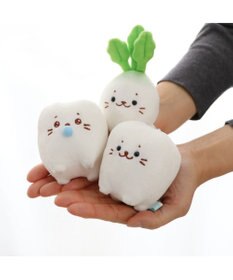 Mother garden しろたん 白いもの マスコットキーホルダー 《白い歯》 単品