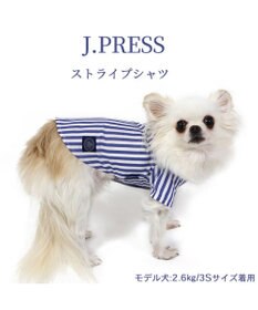 PET PARADISE 犬の服 犬 J.PRESS ストライプシャツ  【小型犬】