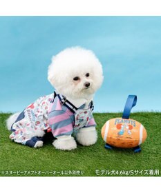 PET PARADISE スヌーピー アメフト オーバーオール 中型犬