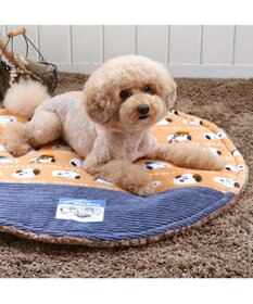PET PARADISE スヌーピー 遠赤外線 ボアマット 《ブラザー柄》 丸型  (70cm)