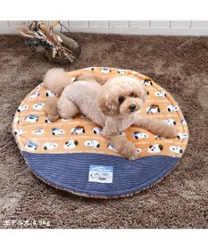 PET PARADISE スヌーピー 遠赤外線 ボアマット 《ブラザー柄》 丸型  (70cm)