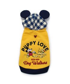 PET PARADISE ディズニー ミッキーマウス ＆プルートお散歩柄パーカー  【小型犬】