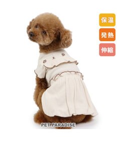 PET PARADISE ペットパラダイス  プレミアムペティヒート 花刺繍ワンピース  小型犬
