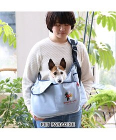 PET PARADISE リサとガスパール柔らかスリング 水色【小型犬】