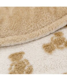 PET PARADISE ペットパラダイス くまちゃん織り 遠赤外線 ボアマット 丸型 Ｓ