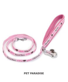PET PARADISE ディズニー ミニーマウス ピンク ドット リード  【４Ｓ~３Ｓ】