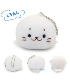 Mother garden しろたん まーるい マスコット キーホルダー 【単品】 《しろたん / ゴマフアザラシ / ラッコ 》